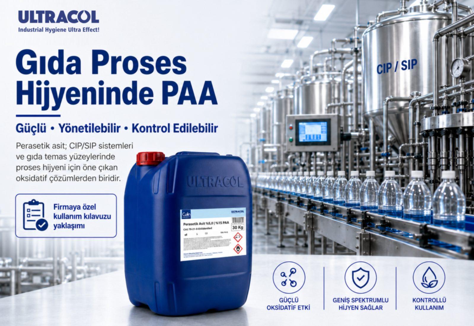 The Gold Standard in Food and Beverage Process Hygiene: Controlled Disinfection with Peracetic Acid
