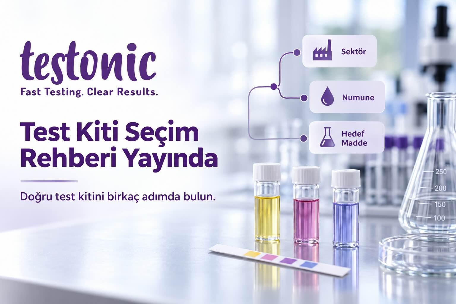 Testonic Test Kiti Seçim Rehberi Yayında: İhtiyacınıza Uygun Test Kitini Kolayca Bulun