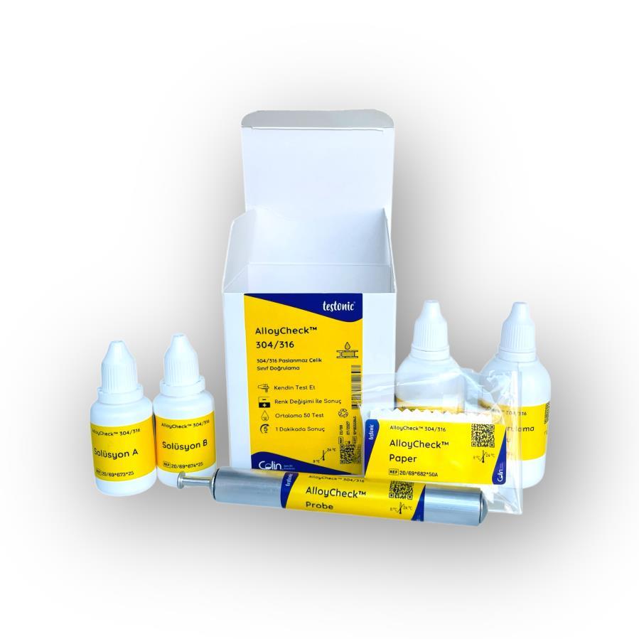  AlloyCheck™ 304/316 – Stainless Steel Grade Verification Kit