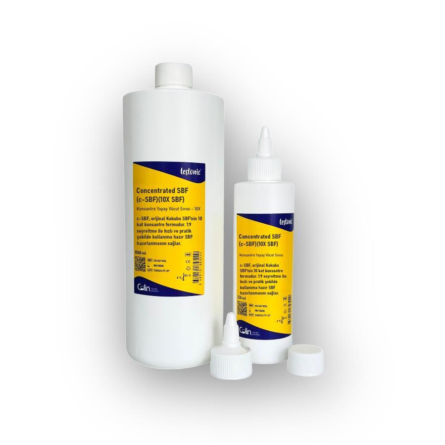 Concentrated SBF – Concentrated Simulated Body Fluid) (c-SBF - 10X SBF)