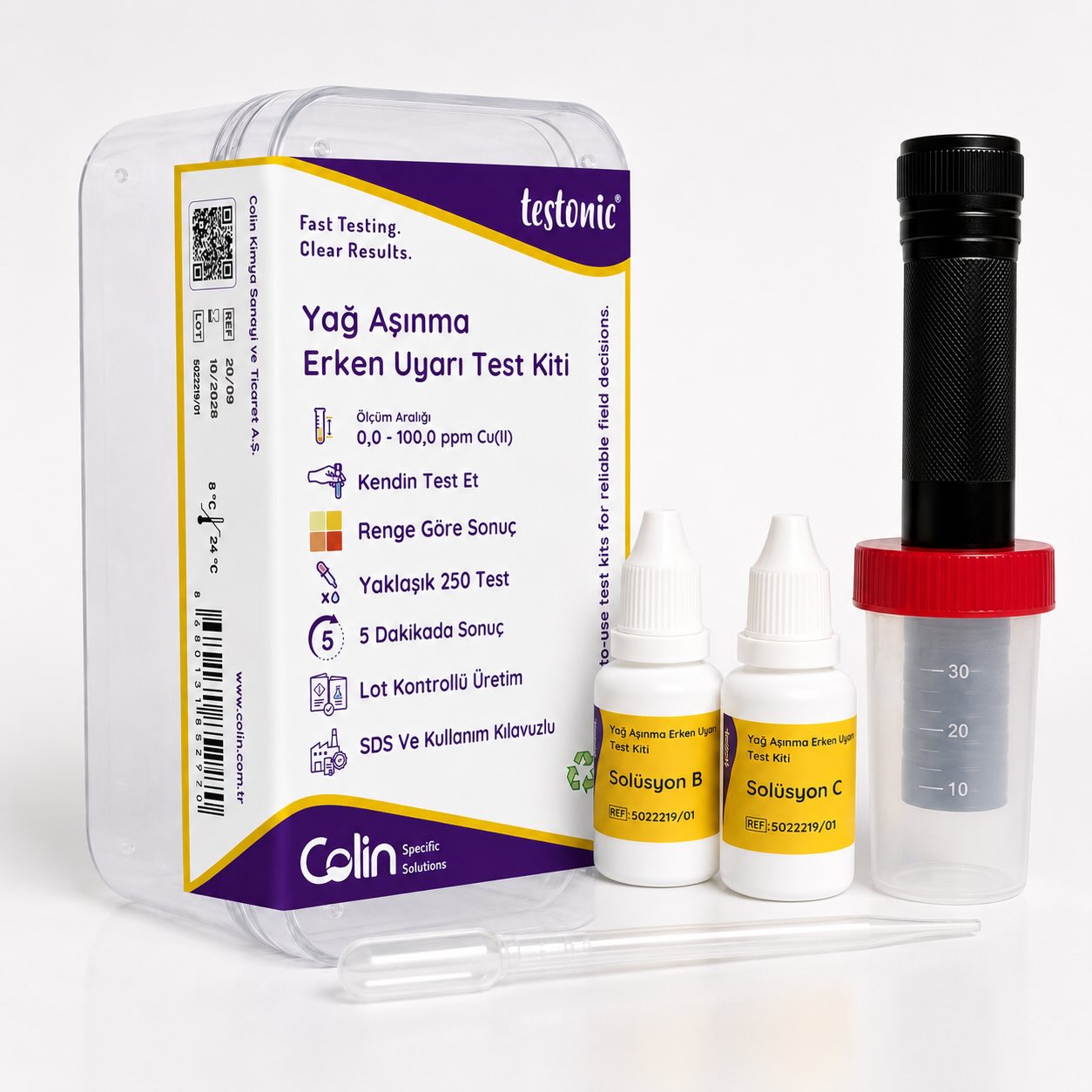 Yağ Aşınma Erken Uyarı Test Kiti