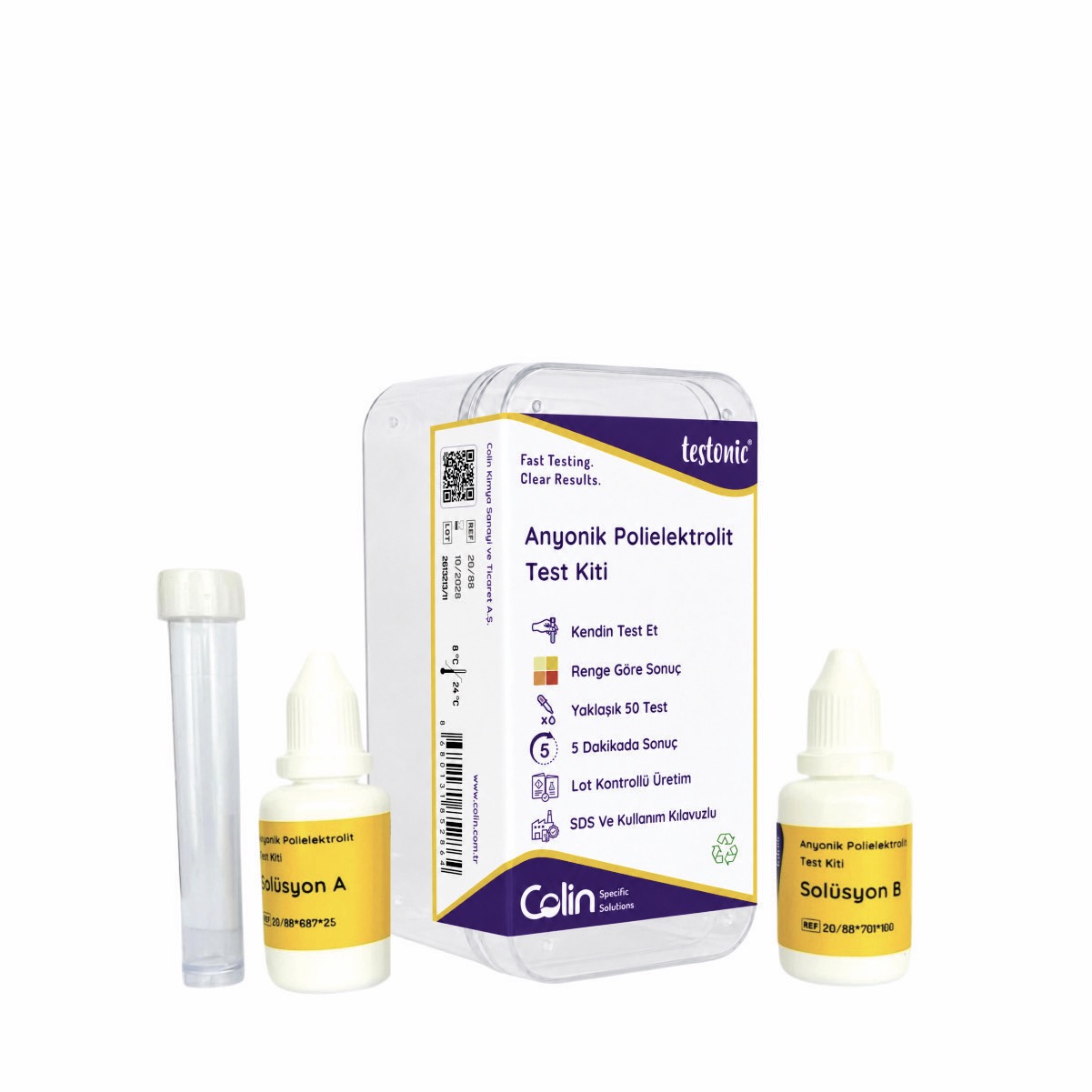 Anionic Polyelectrolyte Test Kit