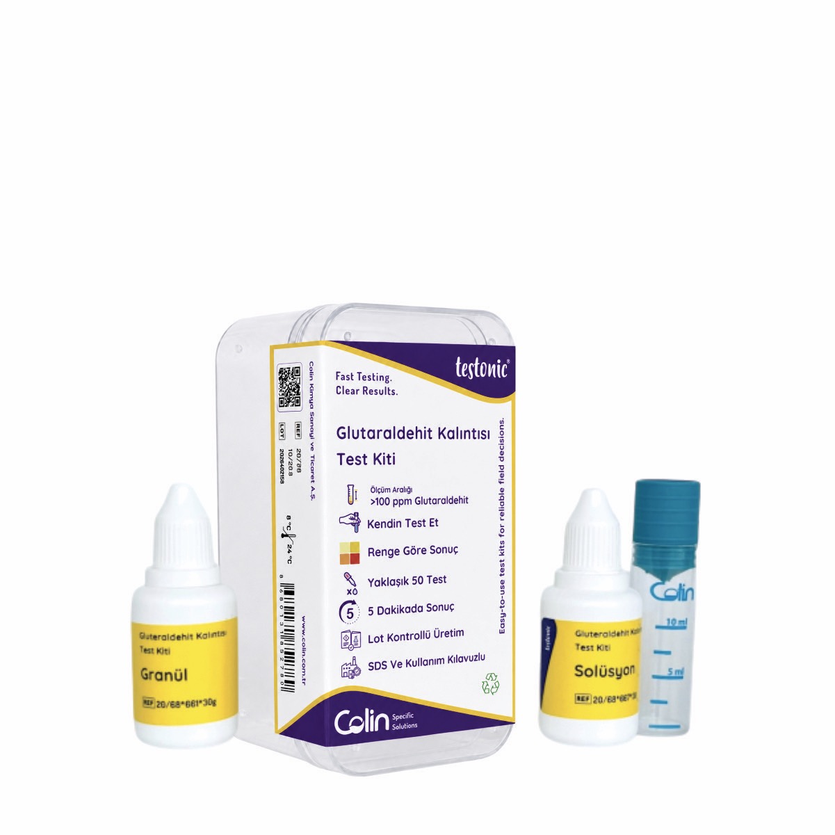 Glutaraldehyde Residue Test Kit