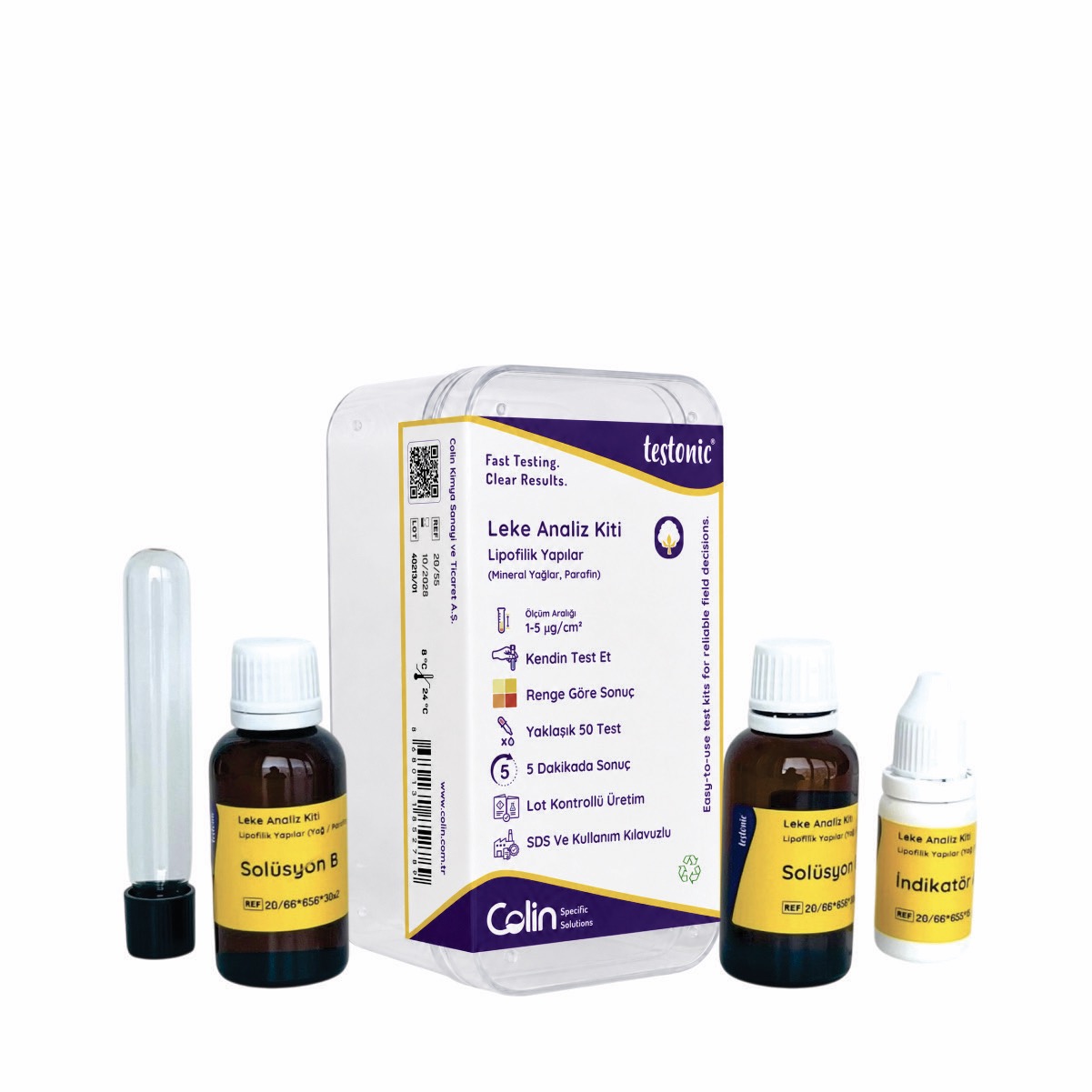 Stain Analysis Kit – Lipophilic Structures (Oil / Paraffin)