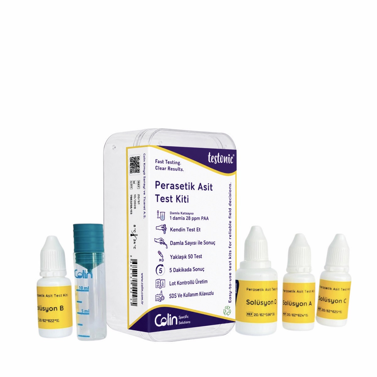 Peracetic Acid Percentage Test Kit