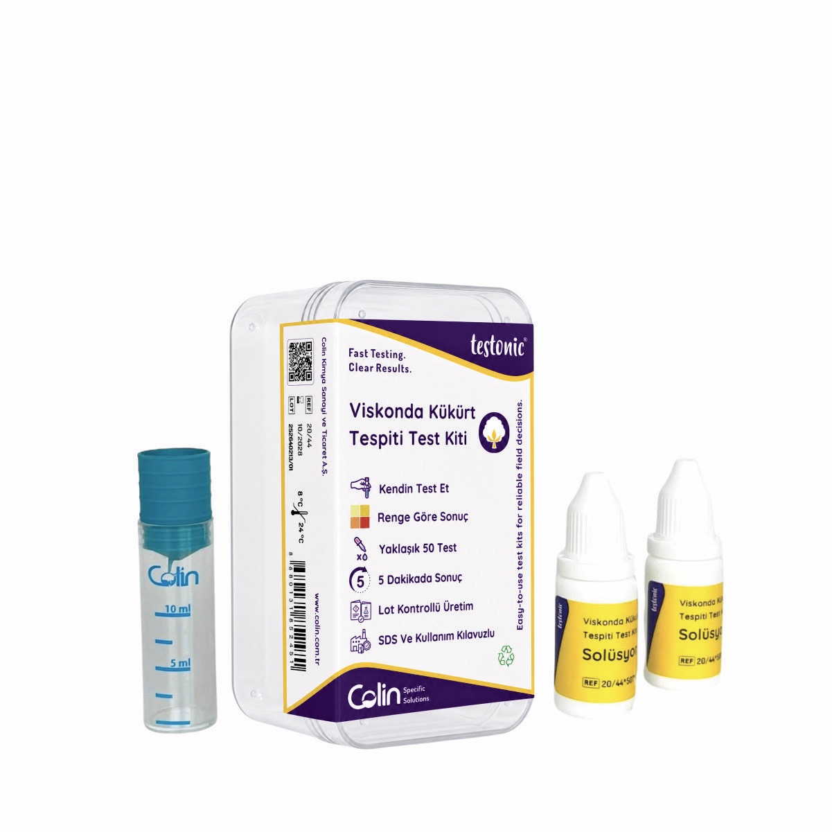 Sulfur Detection Test Kit in Viscose